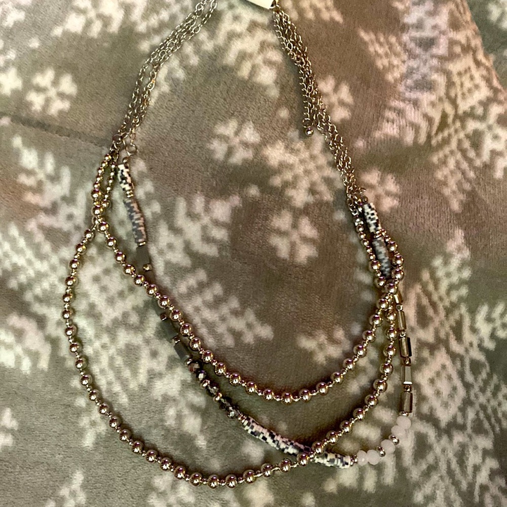 Ashley Cooper Silver necklace NWT